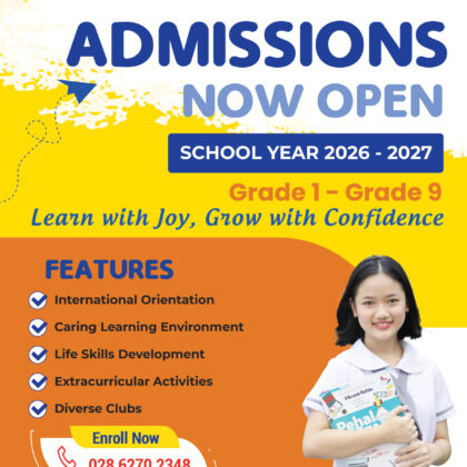 East Saigon School Announces Enrollment for Primary and Secondary Students for the 2026–2027 Academic Year